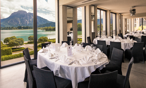 Festspielhaus Restaurant mit Seeblick